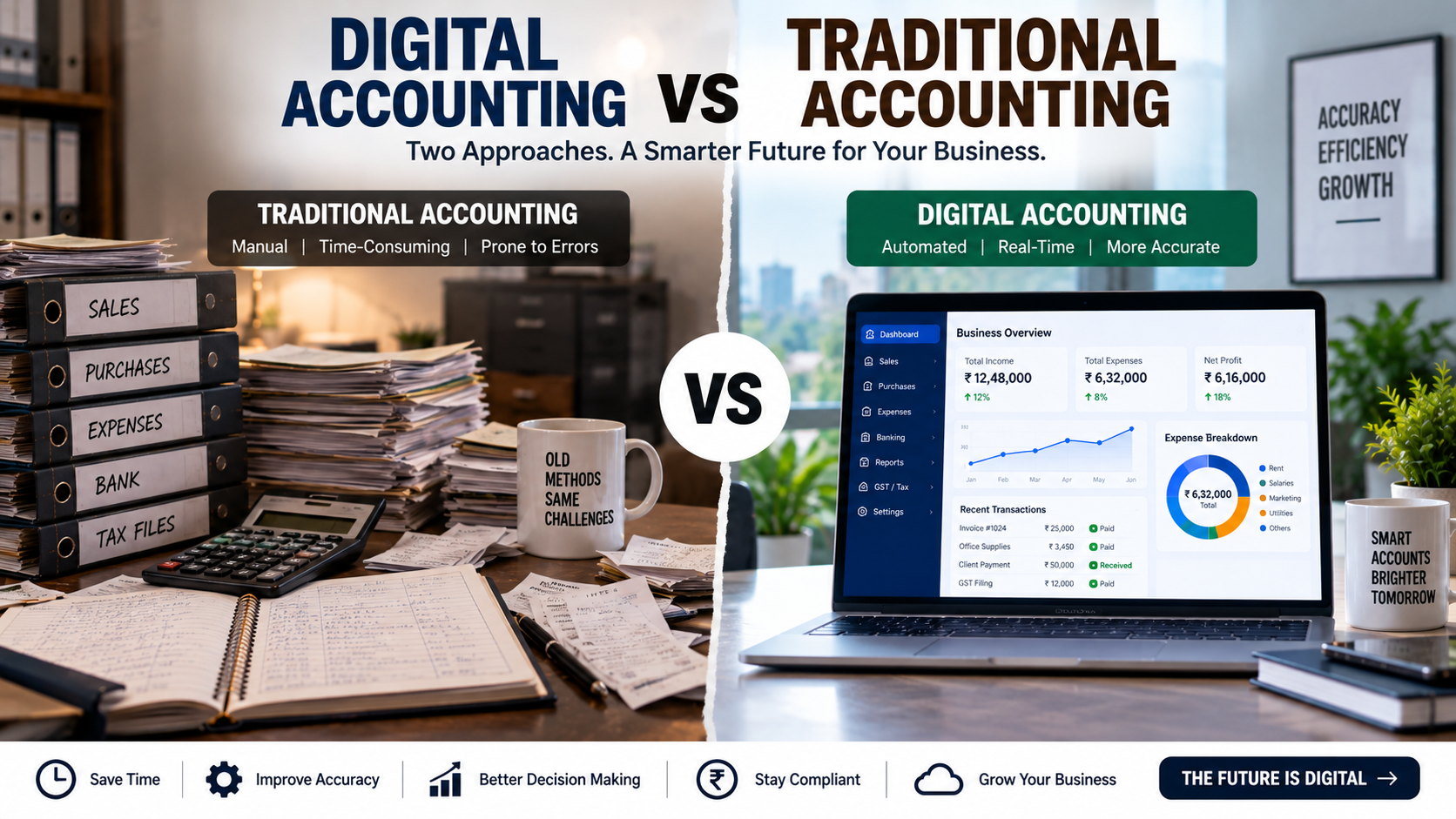 Digital Accounting vs Traditional Accounting: Which Is Better for Your Business?